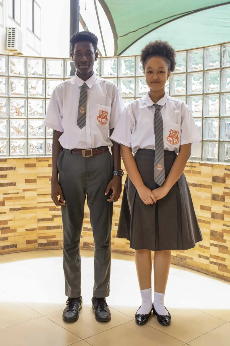 Secondary school uniform image